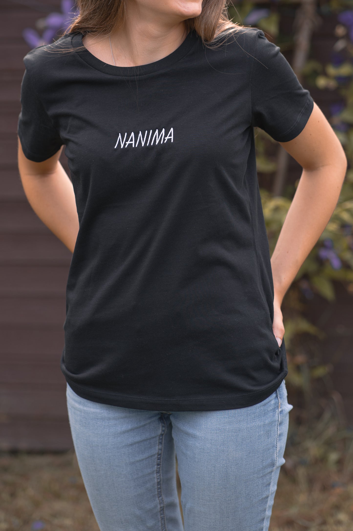 Frauen Schriftzug-Shirt