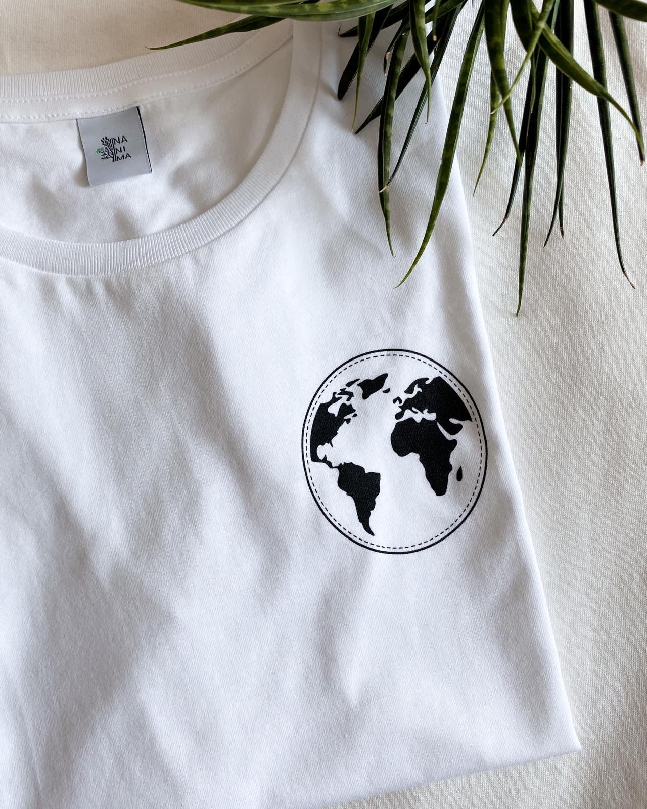 Unisex T-Shirt Weltkugel