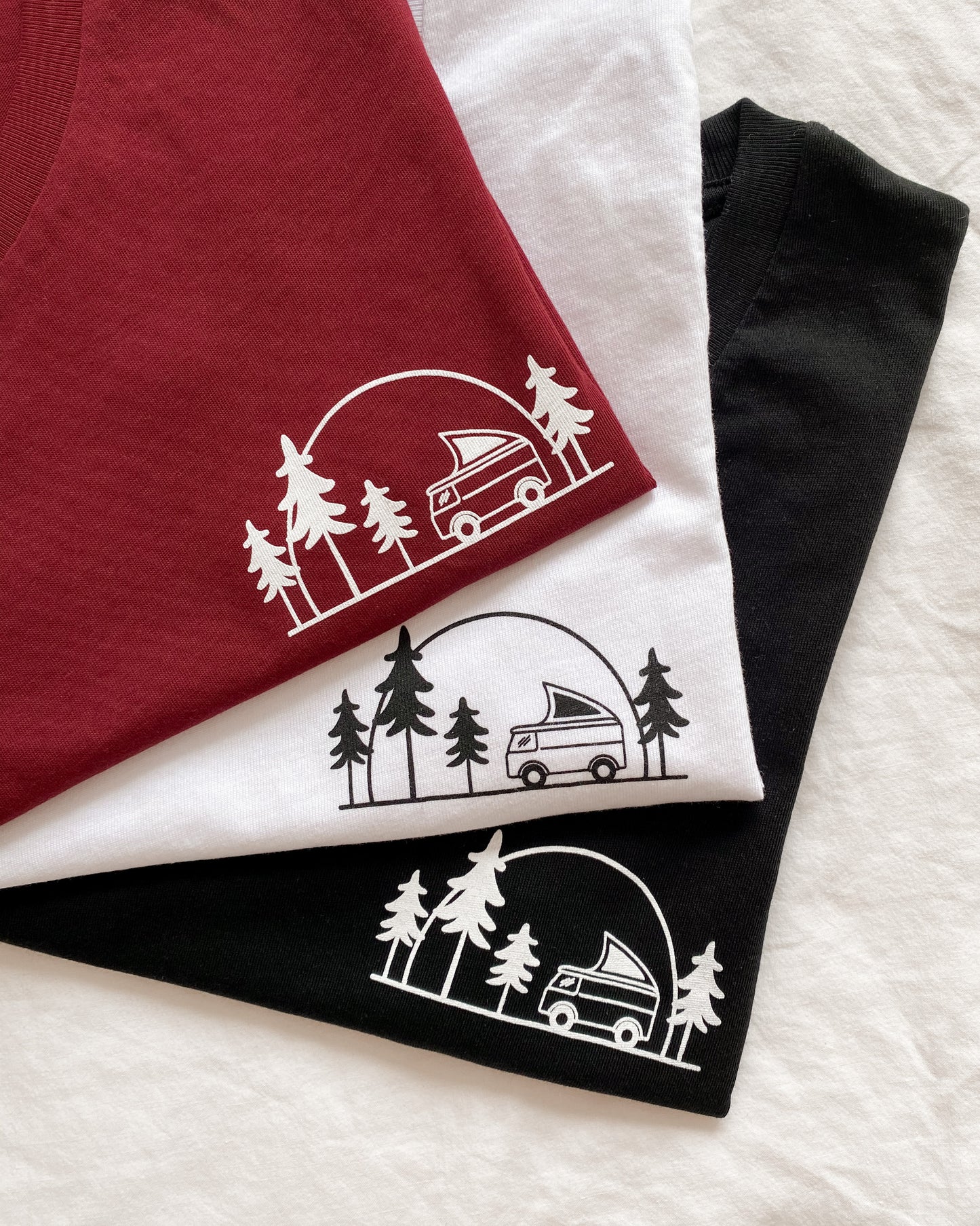 Frauen T-Shirt Campen