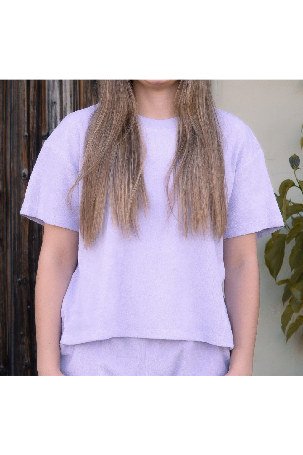 Damen Frottee T-shirt