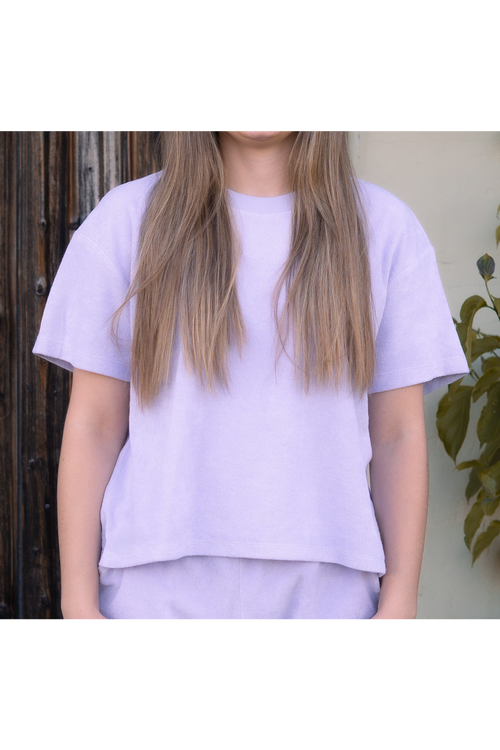 Damen Frottee T-shirt