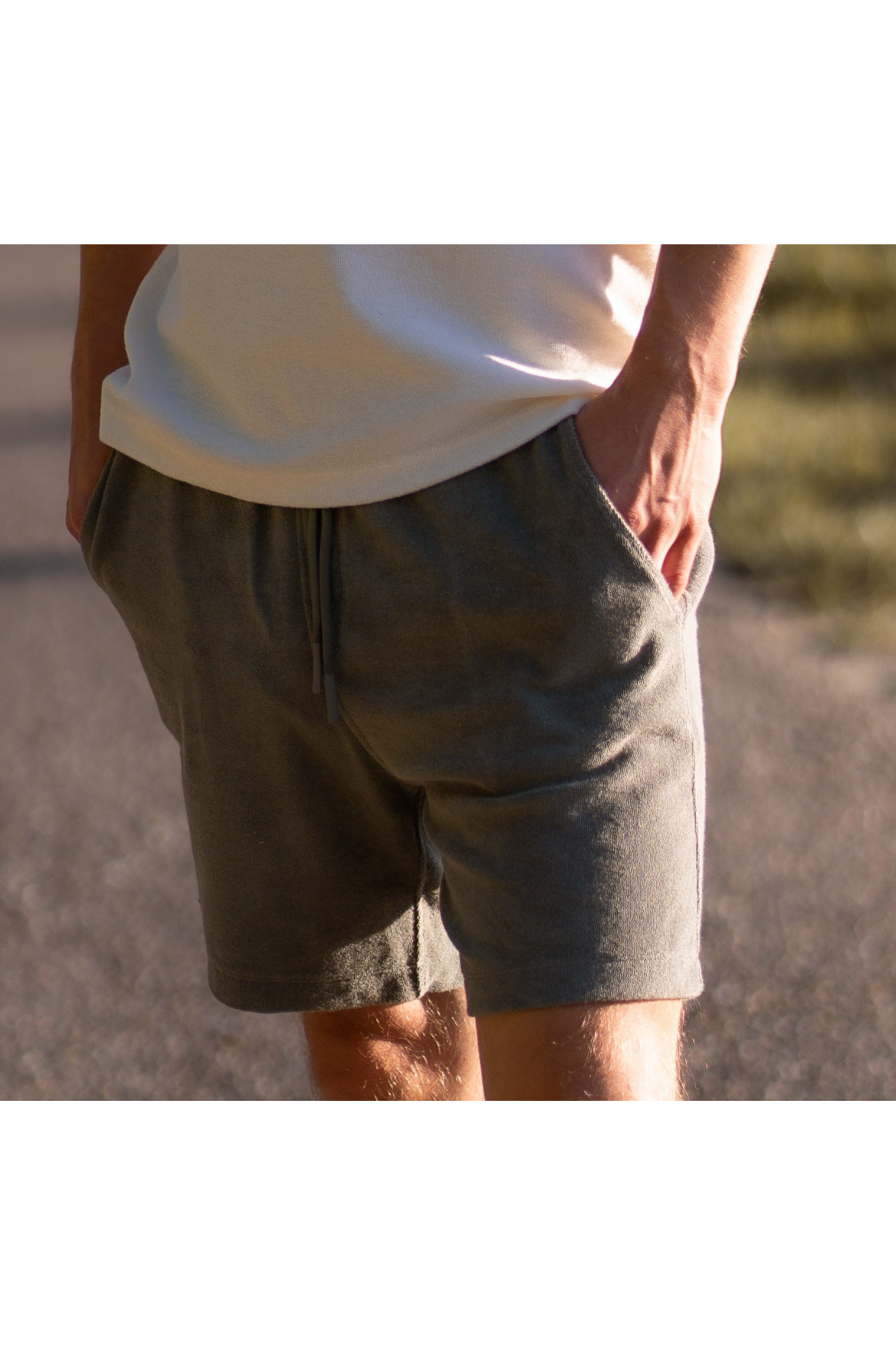 Herren Frottee Shorts