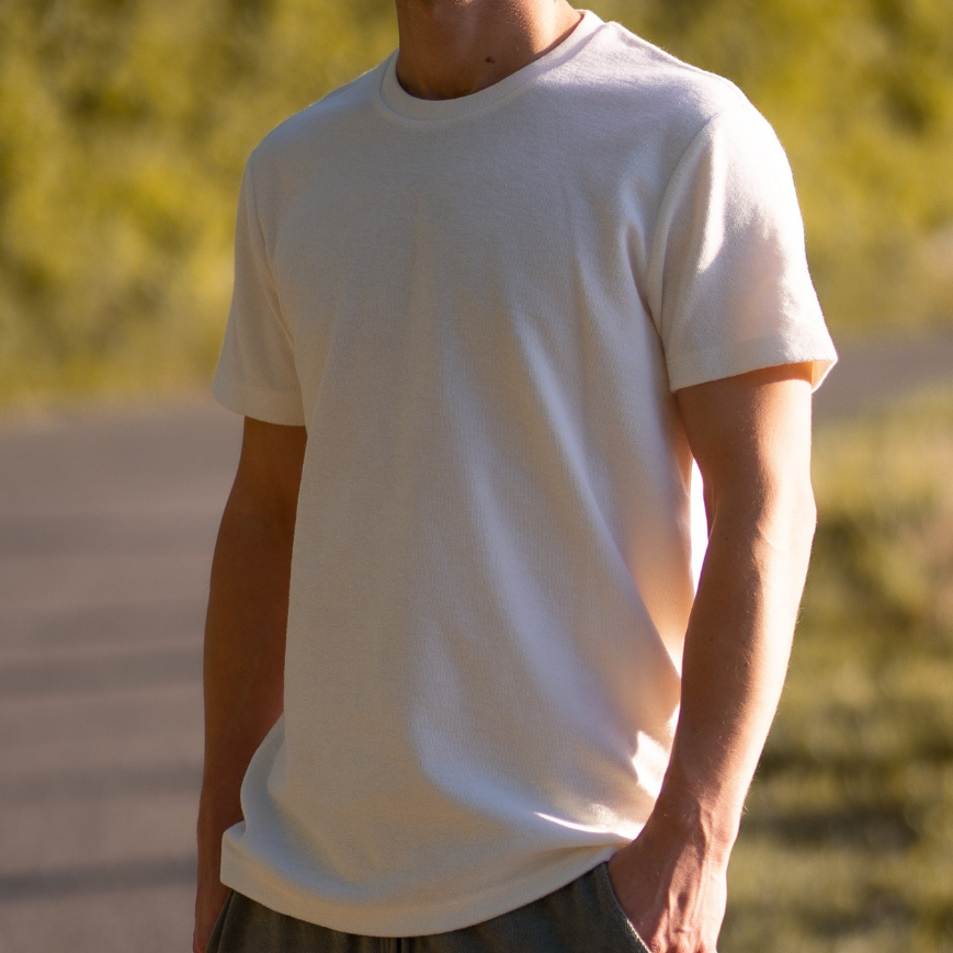 Herren Frottee T-shirt