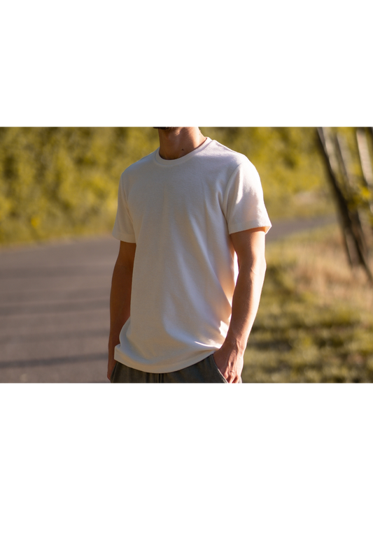 Herren Frottee T-shirt