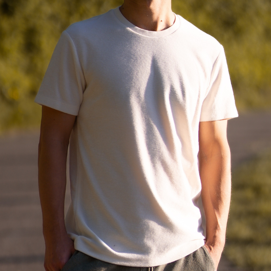 Herren Frottee T-shirt