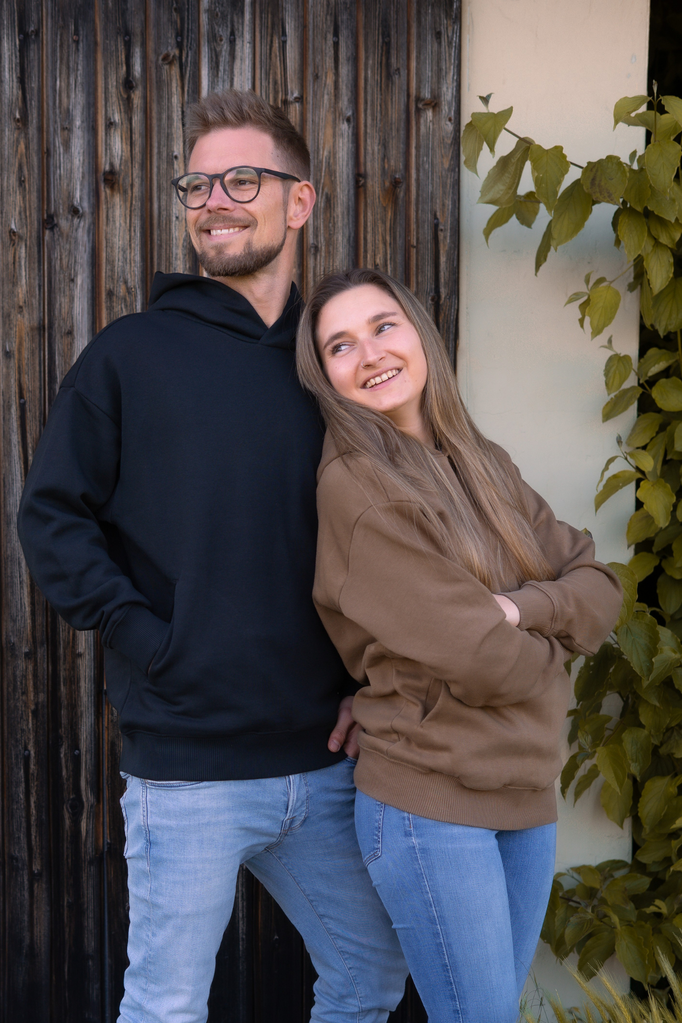 Unisex Oversize-Kapuzenpullover