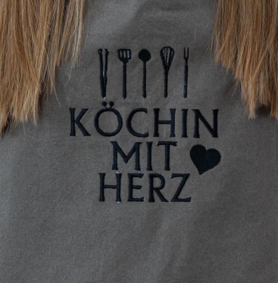 Kochschürze – "Köchin mit Herz"