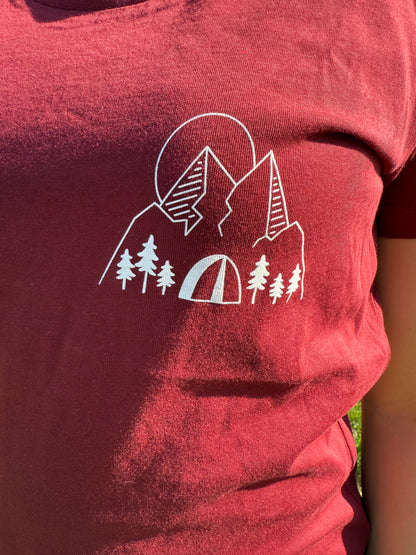 Frauen T-Shirt Mountain
