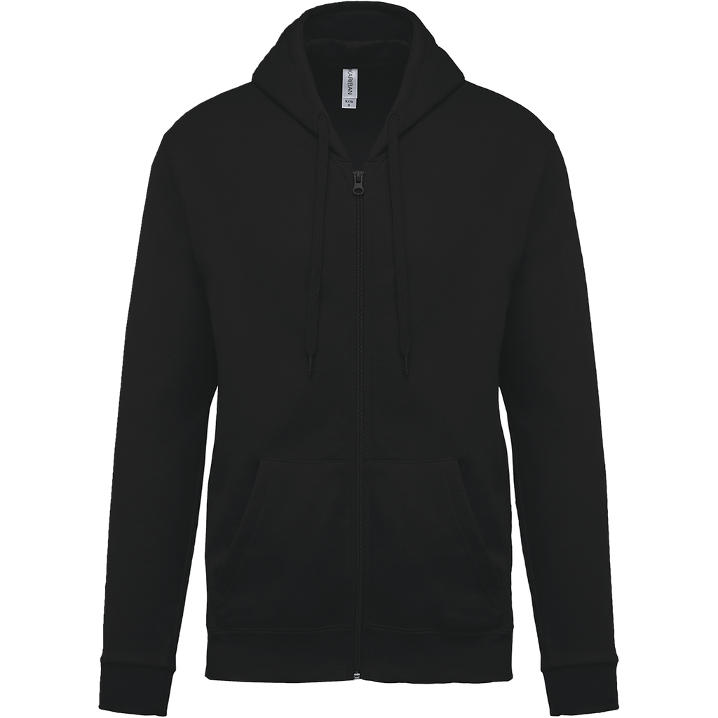 Zipper mit Kapuze