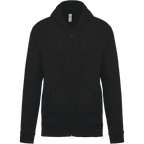 Zipper mit Kapuze
