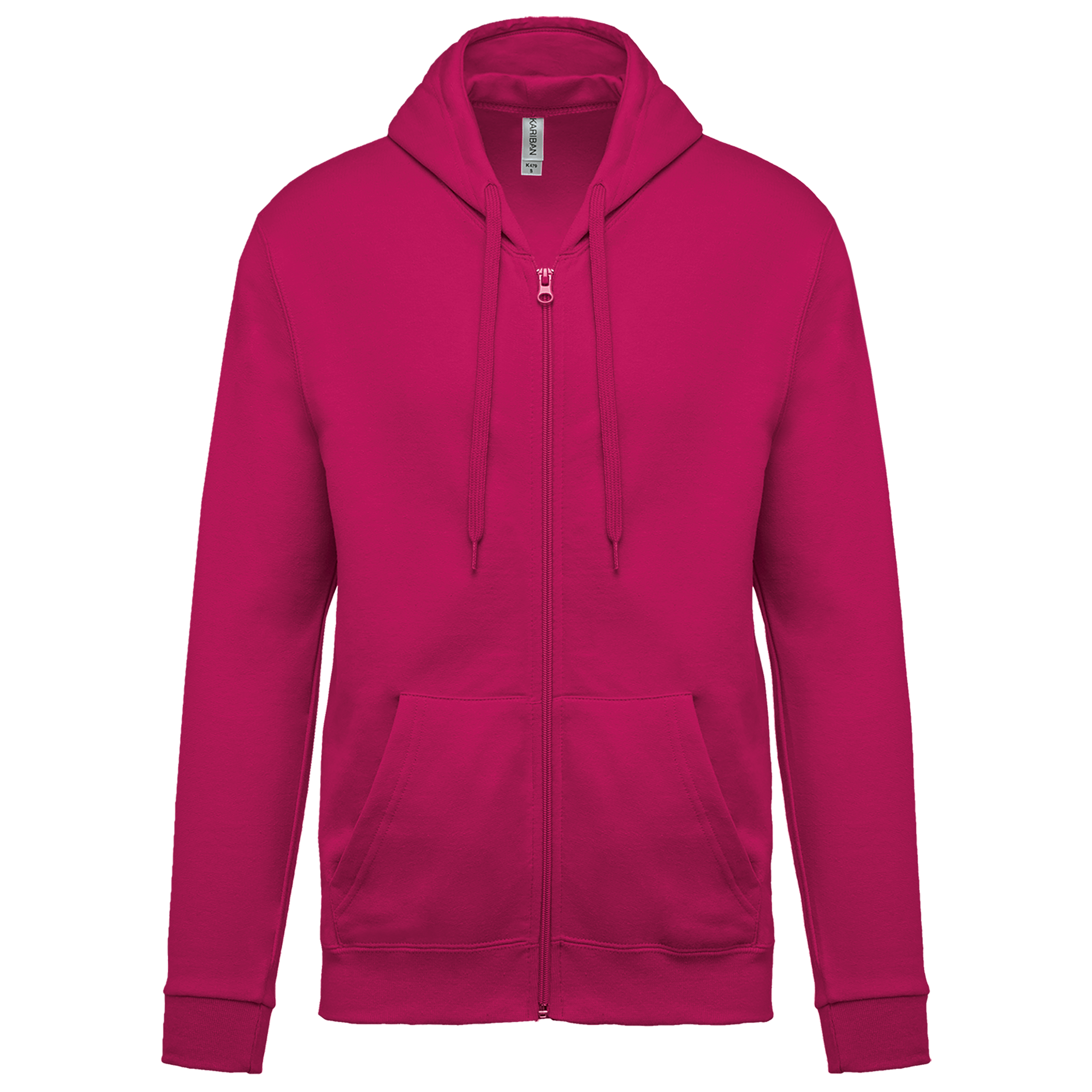 Zipper mit Kapuze