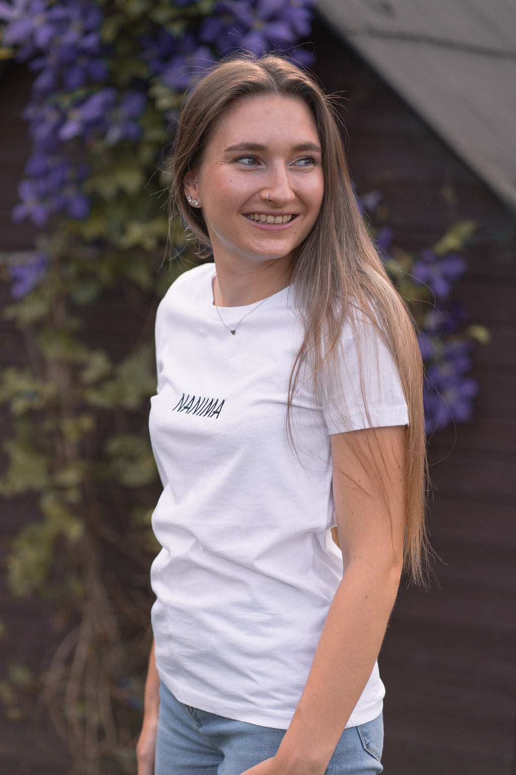 Frauen Schriftzug-Shirt