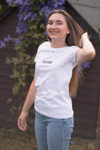 Frauen Schriftzug-Shirt