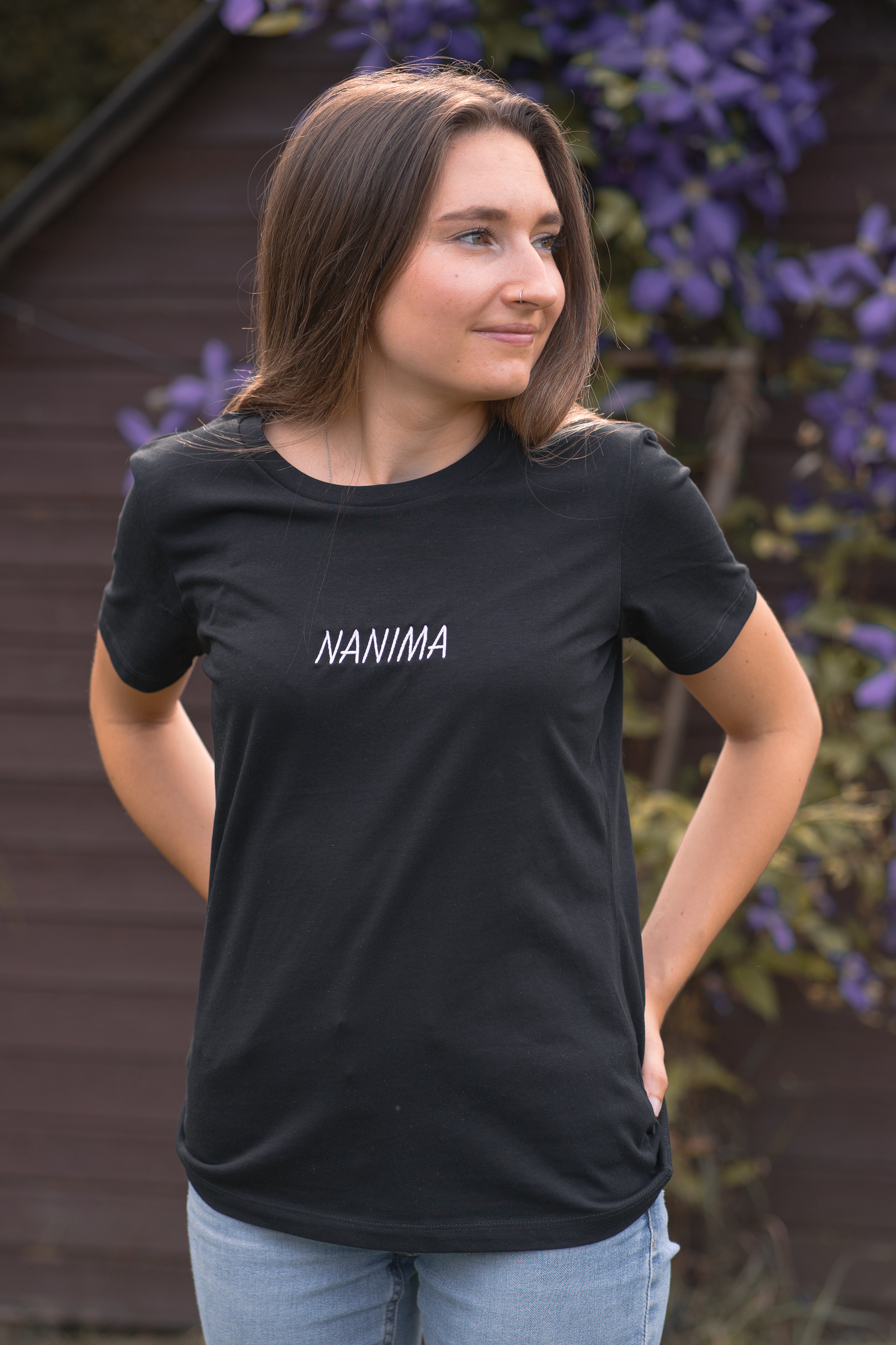 Frauen Schriftzug-Shirt