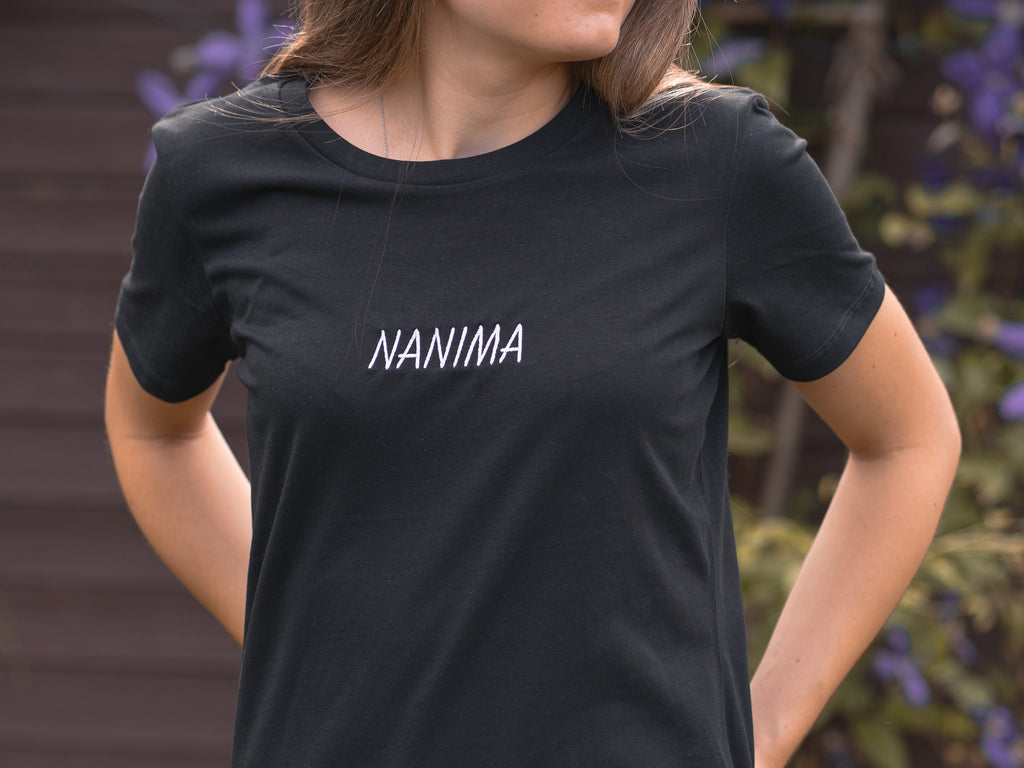 Frauen Schriftzug-Shirt