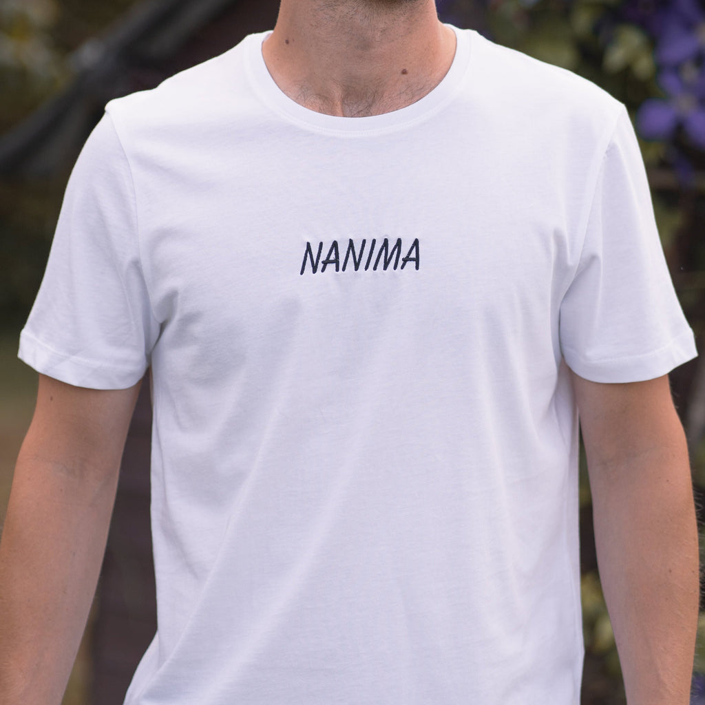 Unisex Schriftzug-Shirt