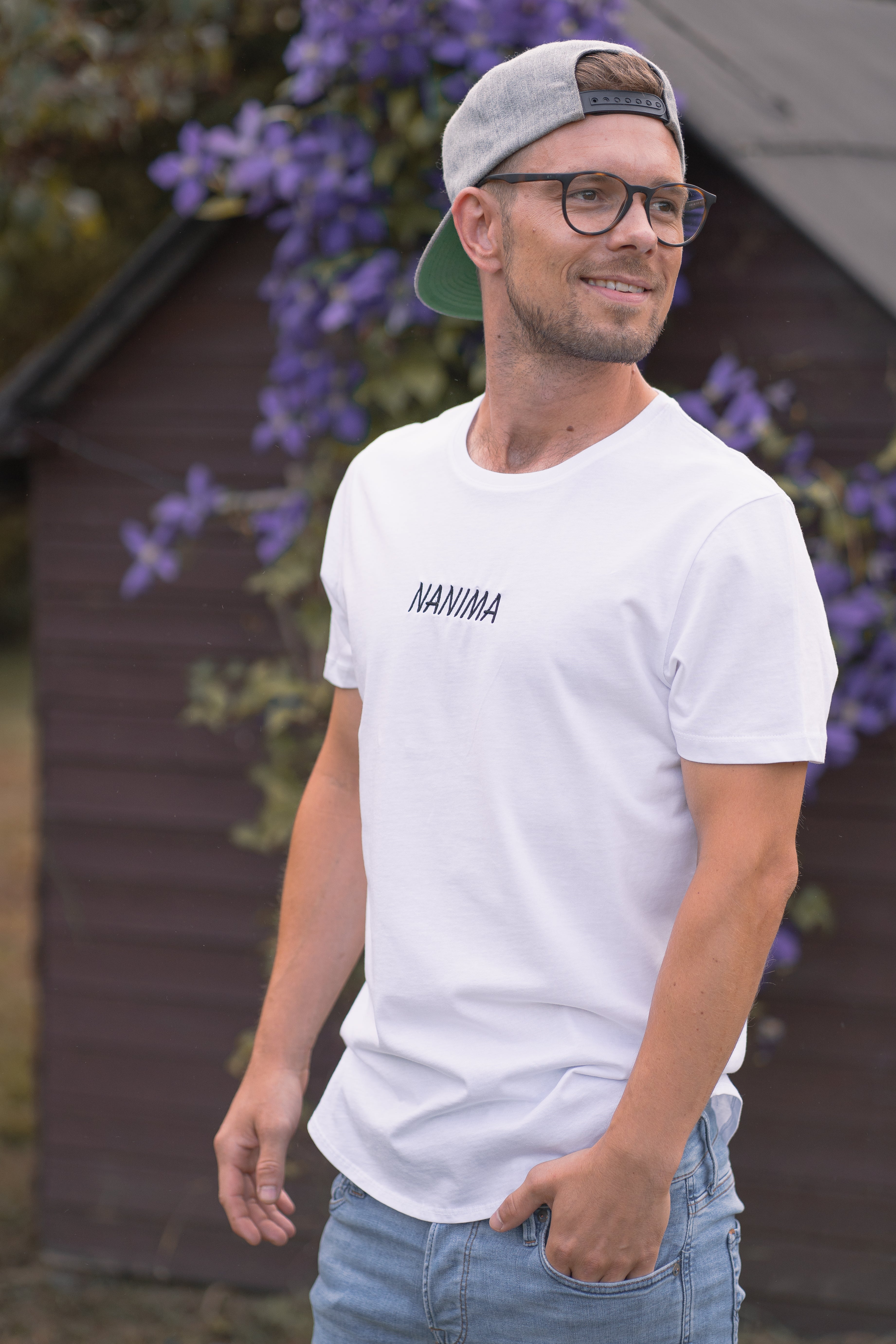 Unisex Schriftzug-Shirt