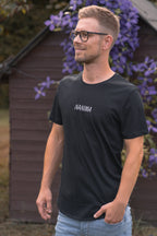 Unisex Schriftzug-Shirt