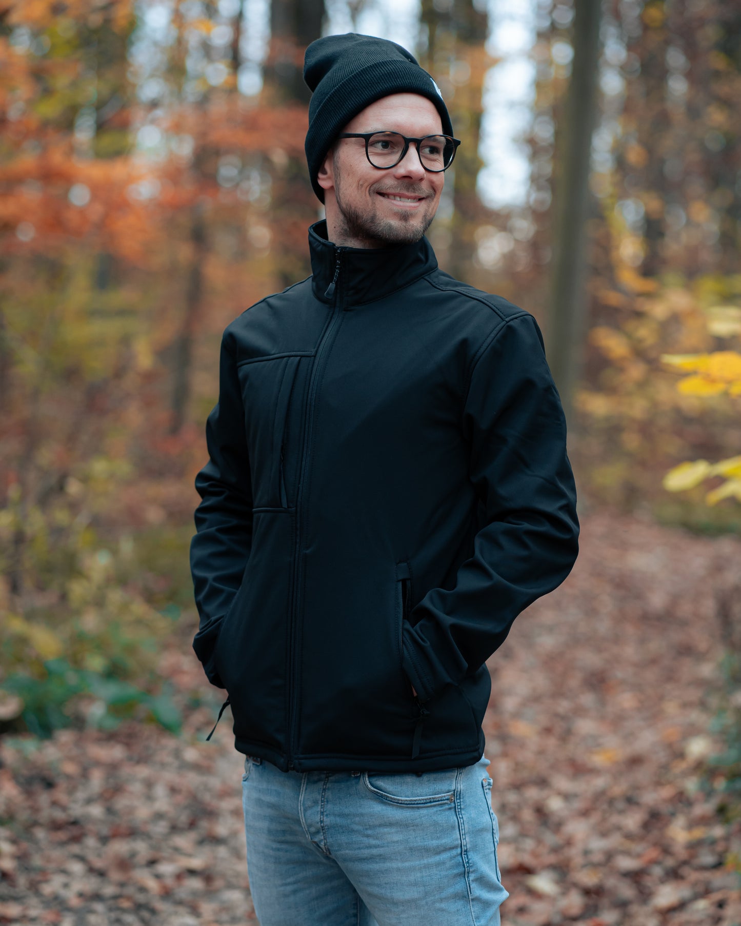 Personalisierbare Softshelljacke für Herren